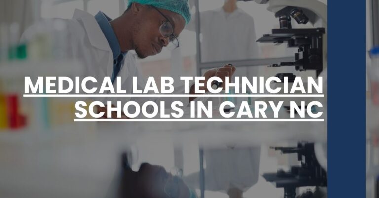 Medical Lab Technician Schools in Cary NC Feature Image