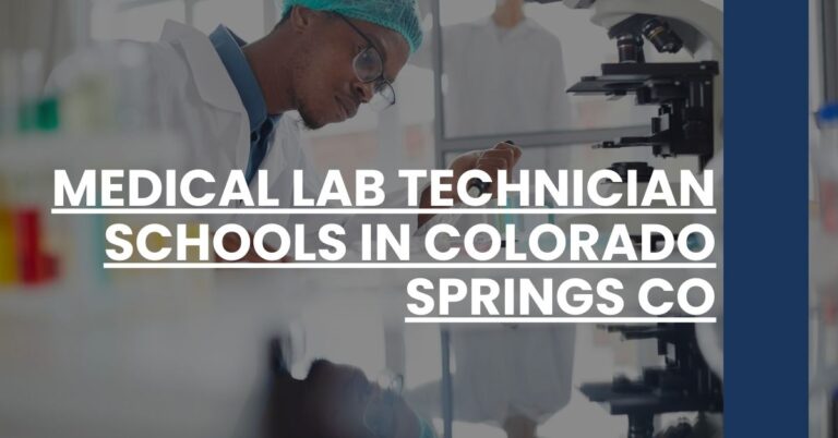 Medical Lab Technician Schools in Colorado Springs CO Feature Image