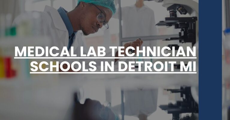 Medical Lab Technician Schools in Detroit MI Feature Image