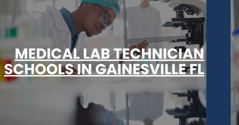 Medical Lab Technician Schools in Gainesville FL Feature Image