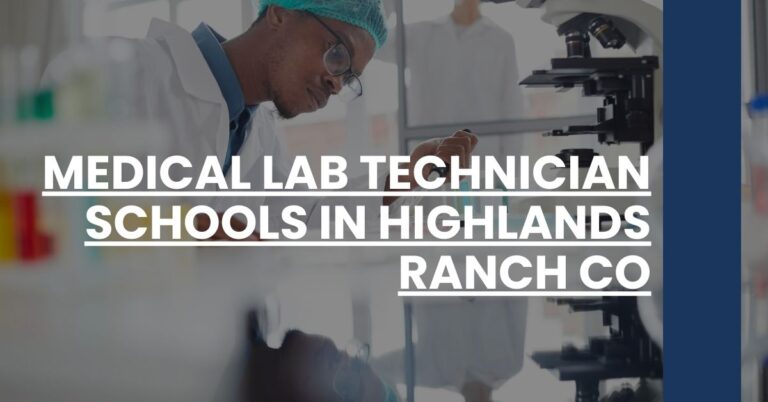 Medical Lab Technician Schools in Highlands Ranch CO Feature Image