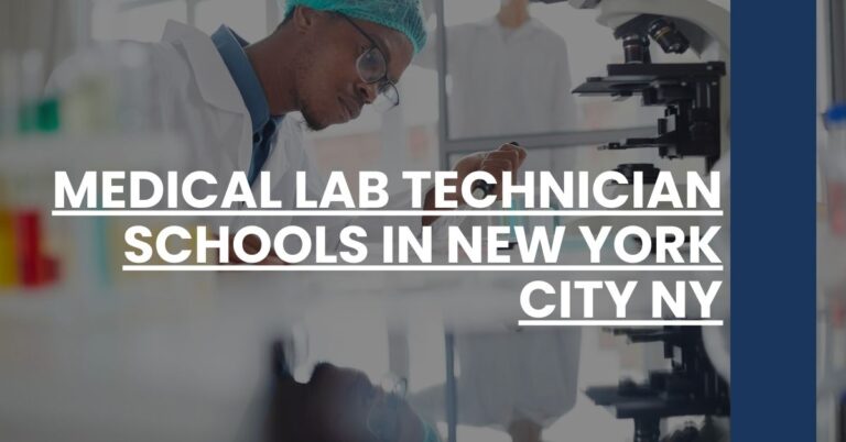 Medical Lab Technician Schools in New York City NY Feature Image